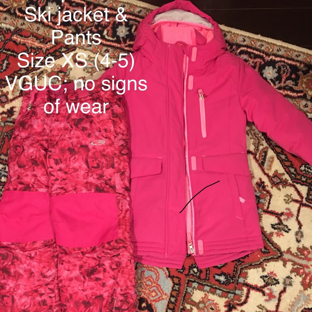 Girls Ski Parka and Ski Pants